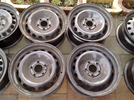 4 Stalen Velgen Volvo S60 V70 850 960 15 Inch 5x108 - 1