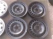 4 Stalen velgen 15 Inch Mercedes Benz W169 W245 A + B 5x112 - 1 - Thumbnail