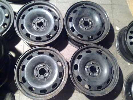 4 Stalen Velgen Audi A3 Seat Leon Golf 4 5x100 15 Inch - 3