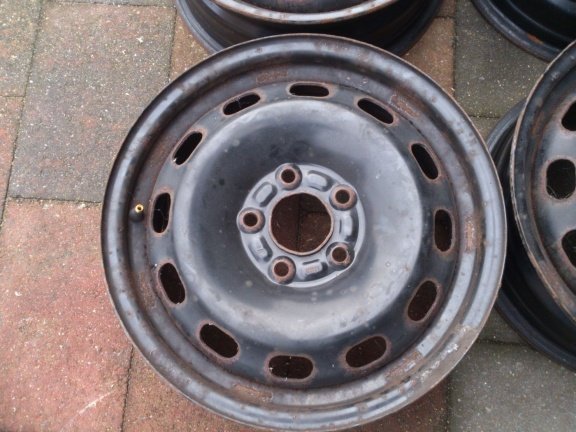 4 Stalen Velgen 15 Inch Ford Focus 2 C Max 5x108 - Afbeelding 2