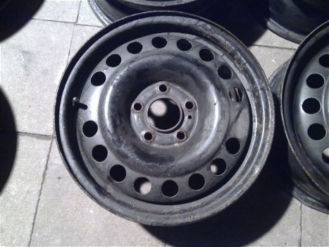 4 Stalen Velgen Opel Astra Vectra B Calibra 15 Inch 5x110 - 2