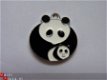 Geëmailleerde bedel - pandabeer met baby - 1 - Thumbnail
