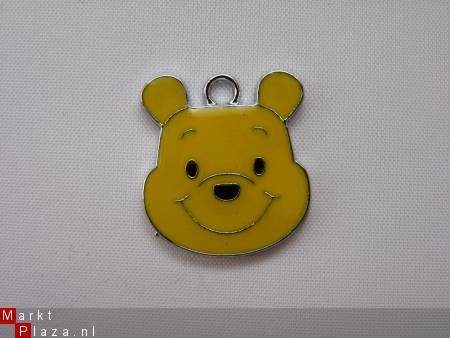Geëmailleerde bedel - Winnie the Pooh (geel) - 1