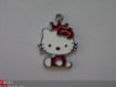 Geëmailleerde bedel - Hello Kitty prinses (rood) - 1 - Thumbnail