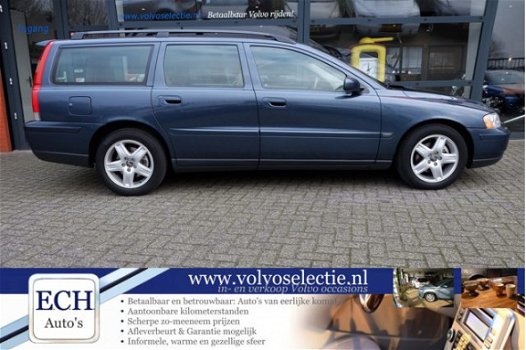 Volvo V70 - D5 163 pk Automaat, Leer, Navi, Xenon, Stoelverwarming - 1