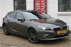 Mazda 3 - 3 2.0 SkyActiv-G 120 GTM-Nakama Xenon led Clima Navi Leer/Alcantara