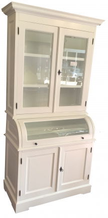 Buffetkast white wash 100cm breed bolle kleppen te koop incl bezorgen - nr. 1