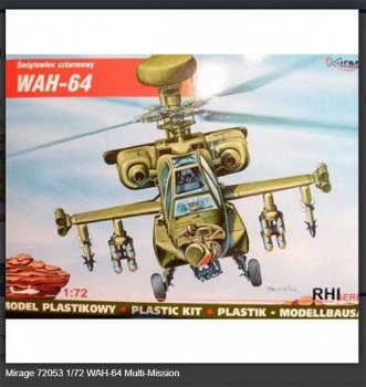 Bouwpakket Mirage-Hobby 72053 WAH-64 - 1