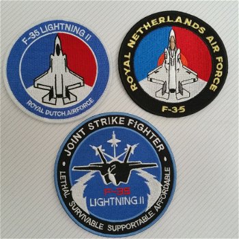 Royal Dutch Airforce , Nederlands Air Force Patches - 1