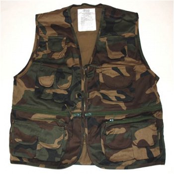 Airsoft-Visser-Jager-Outdoor camouflage tropical vest - 1