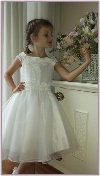 104 Kinderfeestkleding bruidsmeisjesjurk trouwjurkje Annemijn - 6