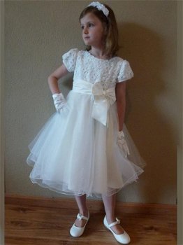 104 Kinderfeestkleding bruidsmeisjesjurk trouwjurkje Annemijn - 8
