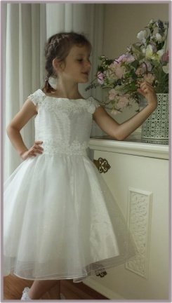 NIEUW bruidsmeisjes jurkje doop doopkleding photoshoot Amira - Afbeelding 7