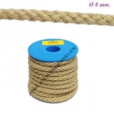  touw = top kwaliteit = prijs per meter = 8 mm. 32857