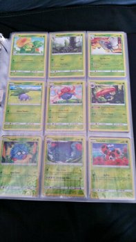 complete set (reverse) sm burning shadows 1 t/m128 116 kaarten - 0