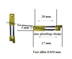 = Slingerveer = Franse pendule = nieuw = 38611