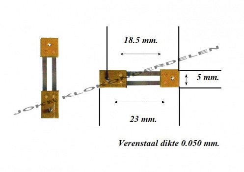 === Slingerveer = Franse pendule = nieuw === 35809 - 1