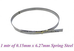 = Slingerveer staal = 1 meter = nieuw = 24900