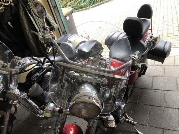 Windscherm De Luxe Yamaha XVS 950A (Zwart) - Afbeelding 2