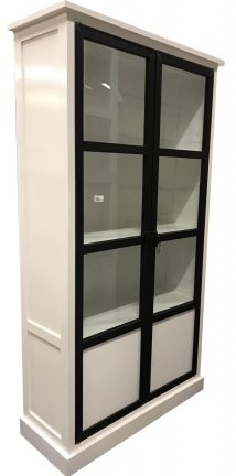 Buffetkast Exloo wit stalen deuren 120 x 220cm - nr. 1