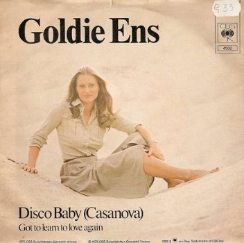 Singel Goldie Ens - Disco baby (Casanova) / Got to learn to love again - 1