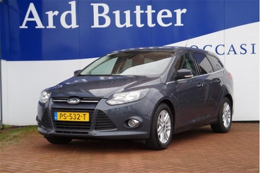 Ford Focus Wagon - 1.0 EcoBoost Titanium Navigatie+Camera+Ecc+Kelles+Privacyglass= ZEER LUXE - 1