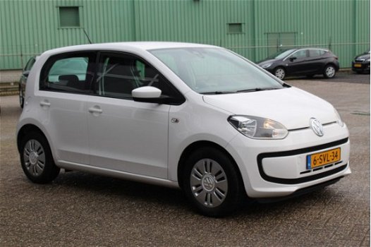 Volkswagen Up! - 1.0 move up BlueMotion (60pk) Navi Airco/ C.V. Afstand/ Elek. ramen/ Armsteun/ Blue - 1