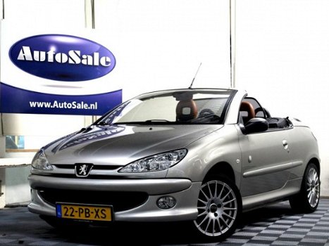 Peugeot 206 CC - 2.0 Roland Garros LEDER ECC LICHT/REGEN-SENSOR '04 - 1