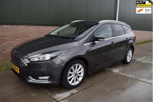 Ford Focus Wagon - 1.0 Titanium Apple car play Nieuwstaat, garantie, nap, - 1