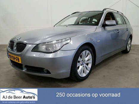 BMW 5-serie Touring - 525d A/T High Executive Leder/navi/Clima/Nette auto - 1