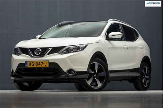 Nissan Qashqai - 1.2 Connect Edition 115pk Sport Automaat (PANO DAK, GROOT NAVI, CAMERAS, KEYLESS, L - 1