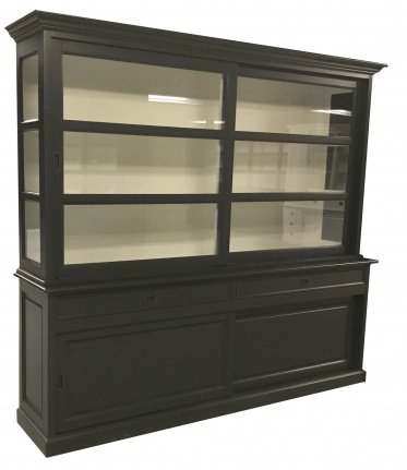 Buffetkast Montfoort antraciet - wit 240 x 50/40 x 220cm - nr. 1