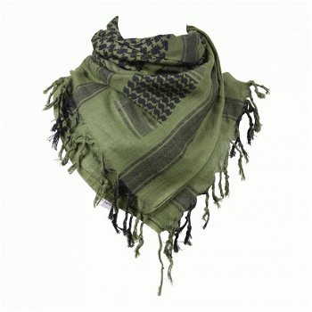 PLO Sjaal zwart-groen - - 1