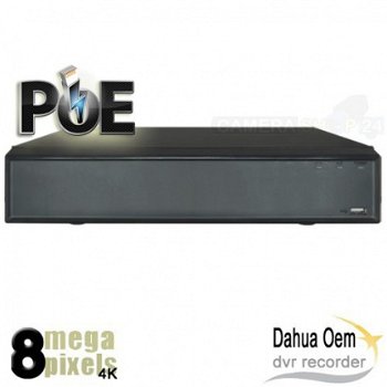 Dahua OEM NVR 4 Kanaals 8 Megapixel POE - 2