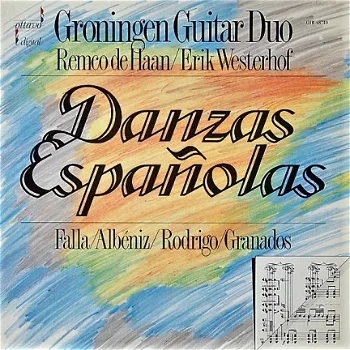 LP - Groningen Guitar Duo - Danzas Espanolas - klassieke gitaar - 0