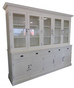 Gote landelijke white wash kast 250cm breed x 220cm hoog - nr. 1