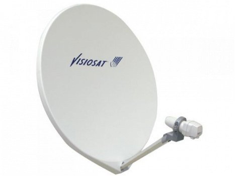 Visiosat satelliet schotel antenne, 65cm mat wit - 2