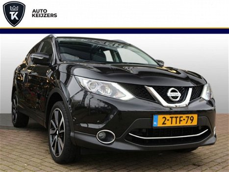 Nissan Qashqai - 1.6 dCi Tekna Leder , Navigatie Cruise Control en Panoramadak Zondag a.s. open - 1