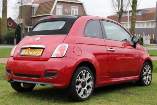 Fiat 500 C - 0.9 TwinAir Turbo 500S *TomTom, Automaat - 1