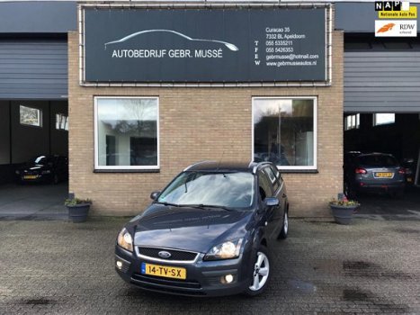 Ford Focus Wagon - 1.8 TDCI Futura Airco, goed onderhouden, Lichtmetaal, APK, Trekhaak, 2de eigenaar - 1