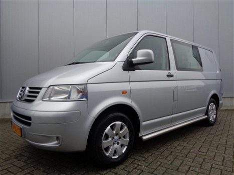 Volkswagen Transporter - 2.5 TDI 300 Trendline DC 131PK Airco Cruise Trekhaak Marge-bus - 1