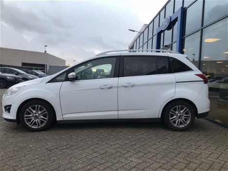 Ford Grand C-Max - 1.0 Titanium Ecoboost 125PK Navi Trekhaak Camera Parkeersensoren *Dealer Onderhou - 1