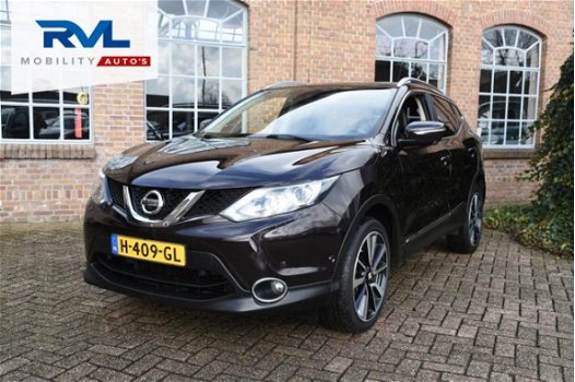 Nissan Qashqai - 1.6 dCi Tekna 131PK 2014 123.337KM Navi Leder Panodak Camera 360 - 1