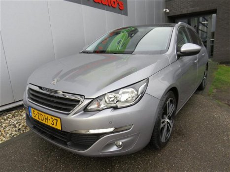 Peugeot 308 SW - 1.6 BlueHDI Blue Lease Executive Leder Stoelverw Trekhaak Panoramadak Navi Clima PD - 1