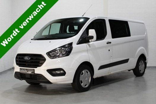 Ford Transit Custom - 2.0 TDCi 130 pk Dubbel Cabine Trend L2H1 Airco, PDC V+A, Achterklep, Cruise, B - 1