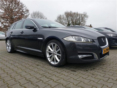 Jaguar XF Sportbrake - 3.0D Premium Business Edition Aerodynamica-pack Aut. *BI-XENON+VOLLEDER+NAVI- - 1