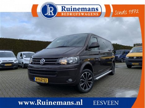 Volkswagen Transporter - 2.0 TDI 141 PK / DSG AUTOMAAT / DUBBEL CABINE / TREKHAAK / LEER / NAVI / AI - 1