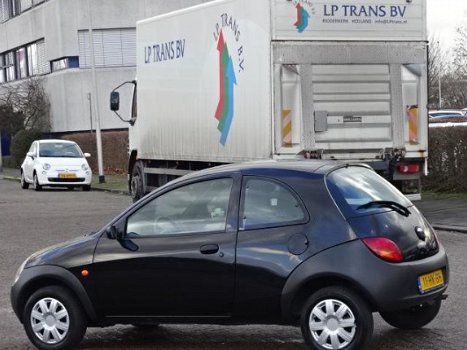 Ford Ka - 1.3 d`Eco, bj.2001, zwart, APK 08/2020, NAP uitdraai met 128909 km.kleine en zuinige auto - 1