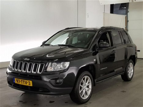 Jeep Compass - 2.4 Limited 4WD, automaat, leer, navi, PDC, clima, cruise, Bluetooth - 1