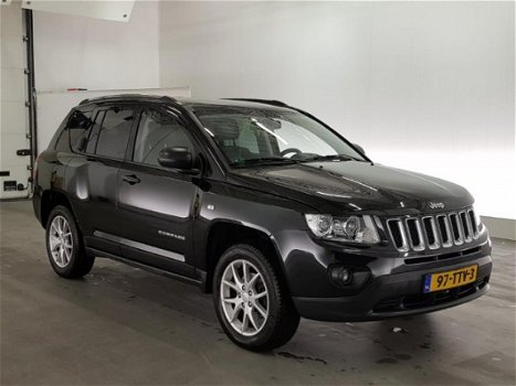 Jeep Compass - 2.4 Limited 4WD, automaat, leer, navi, PDC, clima, cruise, Bluetooth - 1